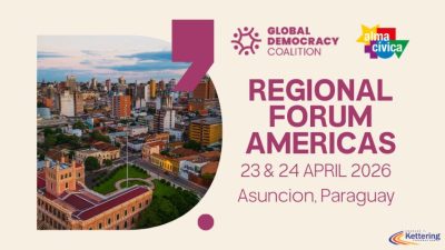 Forum 2026 Global Democracy Coalition Americas Forum Title Page 1 400x225 